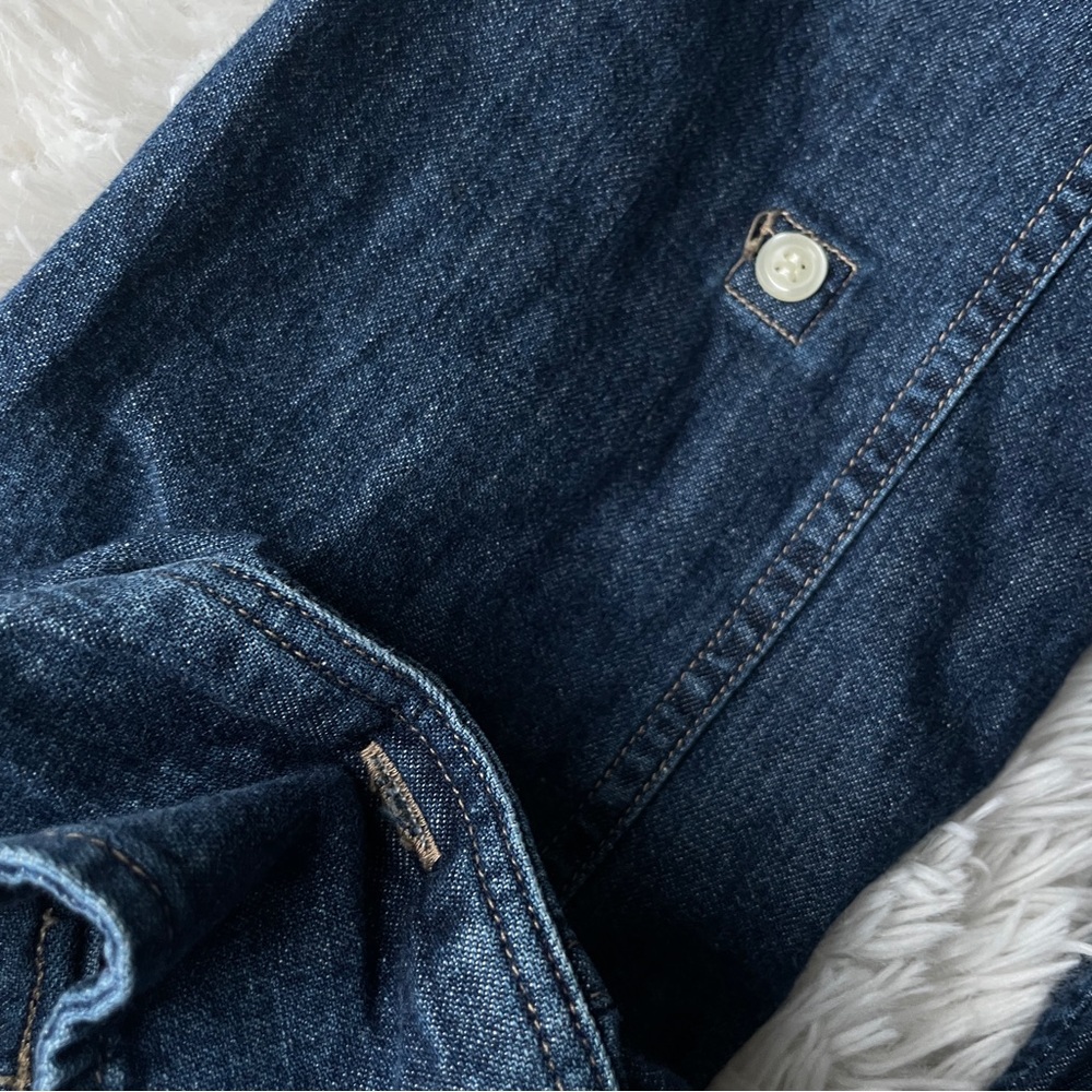 Citizens of Humanity Kayla Tie-Waist Denim Shirt Dress - Picture 4 of 14